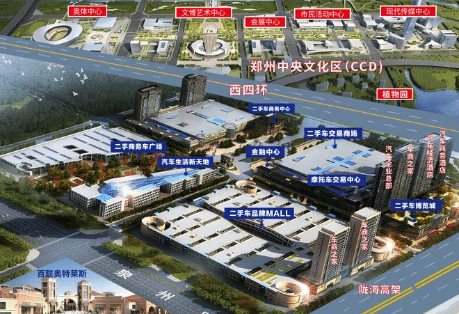 瞄准千亿目标 郑州金马凯旋二手车交易中心启动建设(图5)